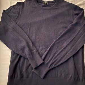 Todd Snyder cashmere crew neck sweater, navy, XL